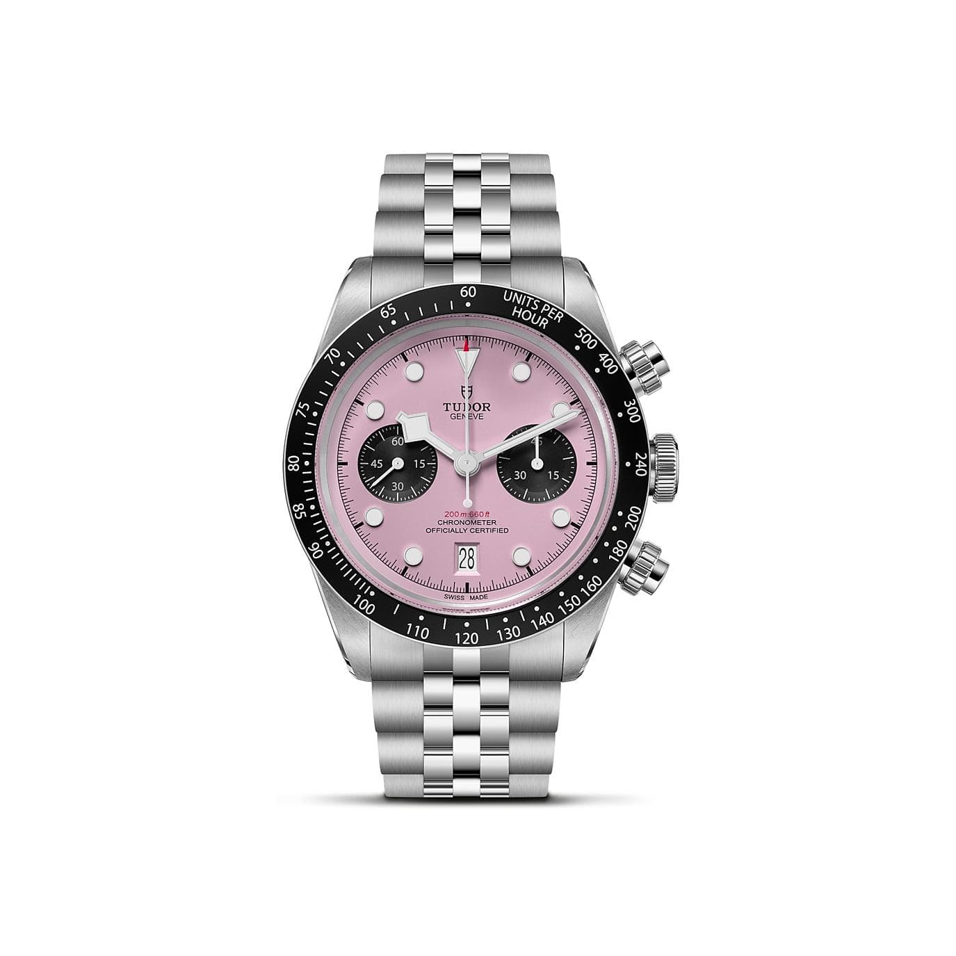 Montre TUDOR Black Bay Chrono, Boîtier Acier 41mm, Cadran Rose - Acier - Rose