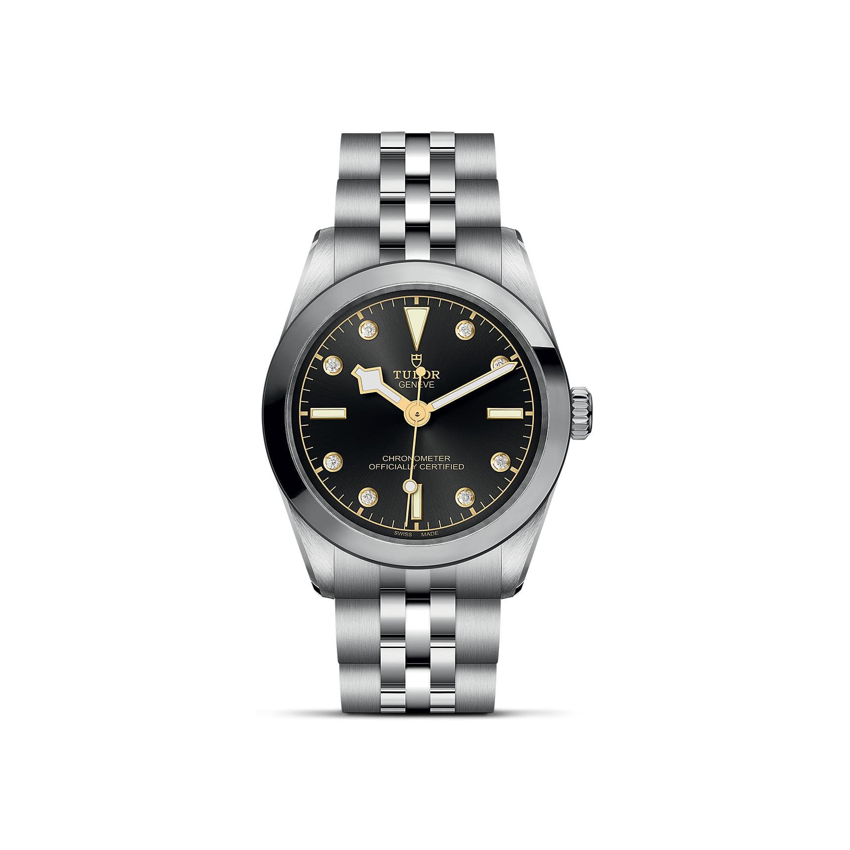 Montre TUDOR Black Bay One 31 Boîtier En Acier, 31 Mm, Bracelet En Acier - Acier - Diamant - Rose
