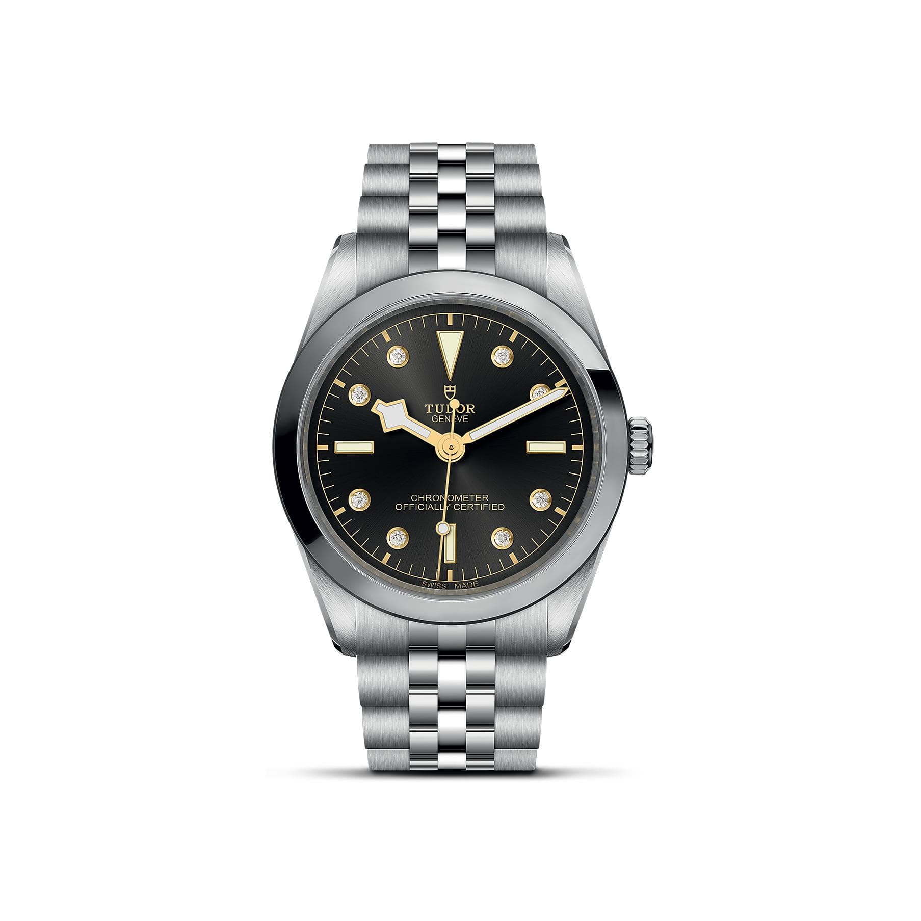 Montre TUDOR Black Bay One 36 Boîtier En Acier, 36 Mm, Bracelet En Acier - Acier - Diamant - Rose