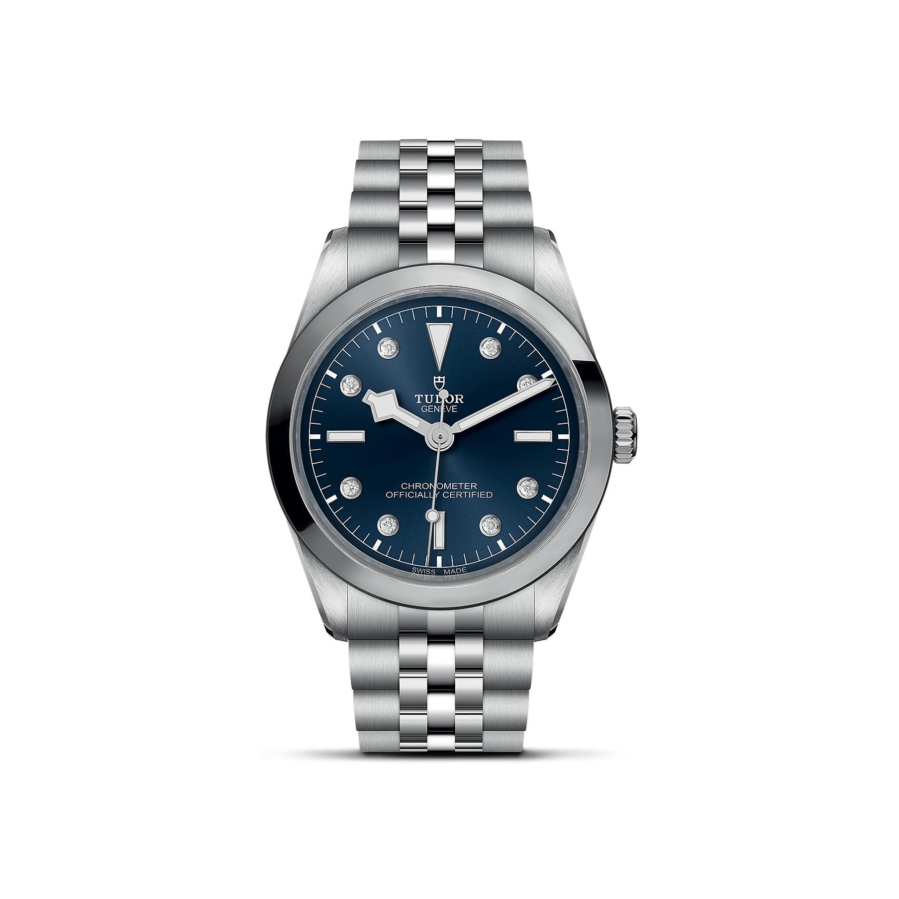 Montre TUDOR Black Bay One 36 Boîtier En Acier, 36 Mm, Bracelet En Acier - Acier - Diamant - Bleu