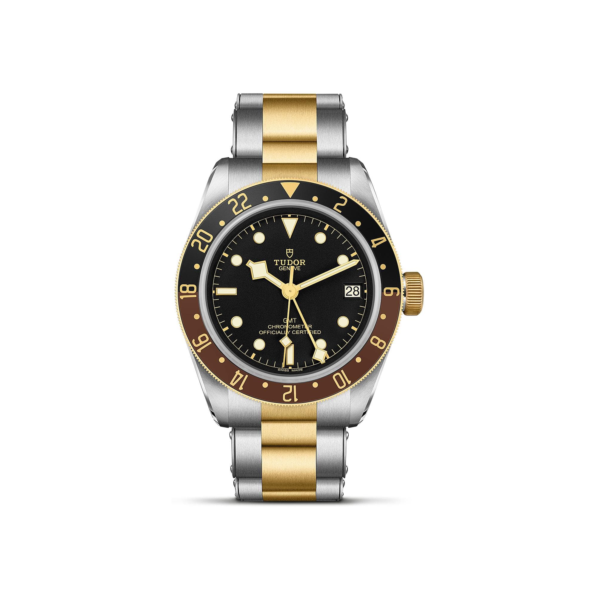 Montre TUDOR Black Bay GMT S&G Boîtier En Acier 41 Mm, Bracelet En Acier Et Or Jaune - Acier/Or Jaune 750/1000ème - Rose