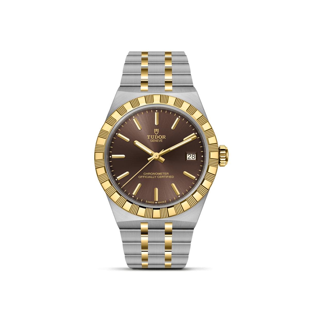 Montre TUDOR  Royal Boîtier En Acier Et Or Jaune, 36 Mm, Bracelet En Acier Et Or Jaune - Acier/Or Jaune 750/1000ème - Jaune