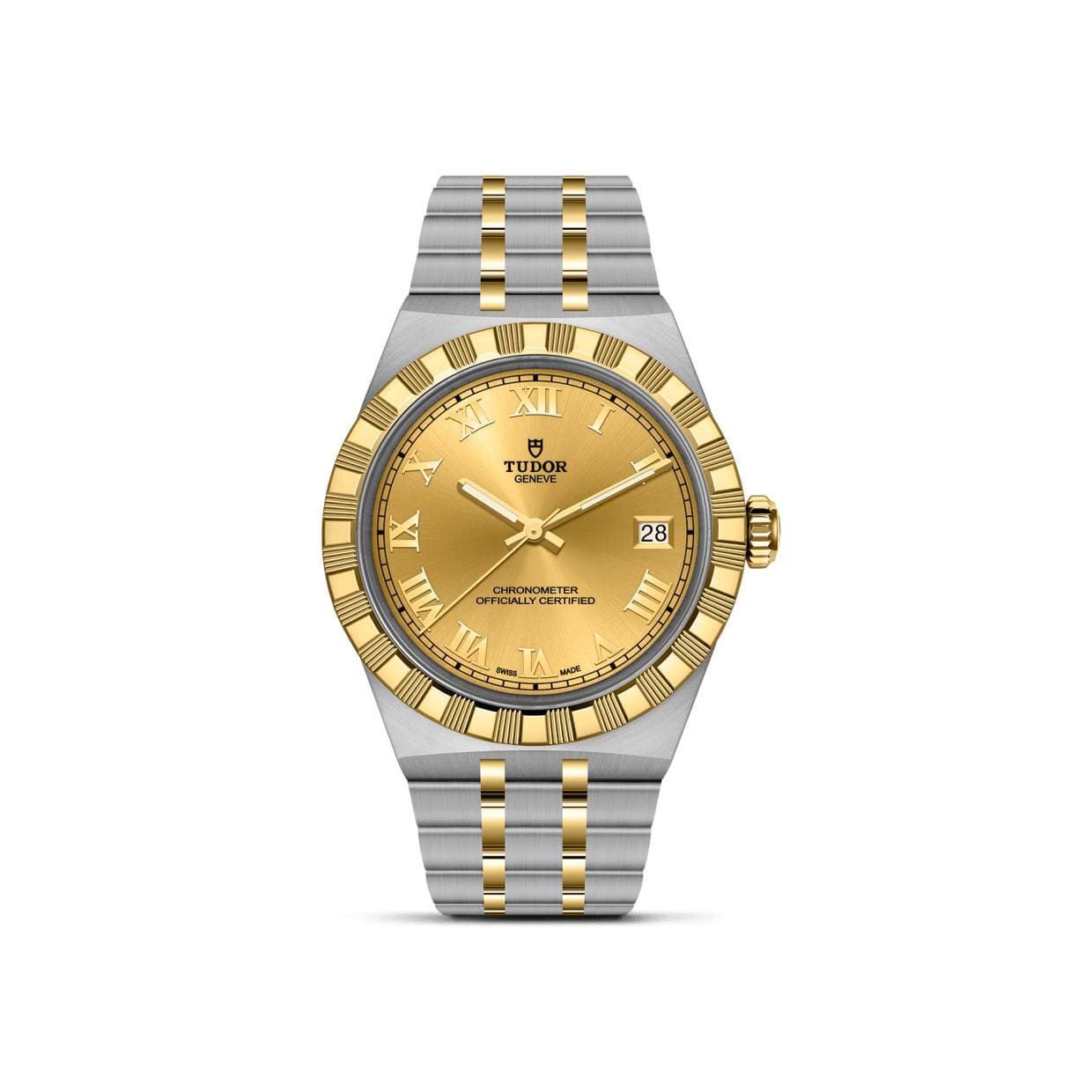 Montre TUDOR  Royal Boîtier En Acier Et Or Jaune, 36 Mm, Bracelet En Acier Et Or Jaune - Acier/Or Jaune 750/1000ème - Jaune