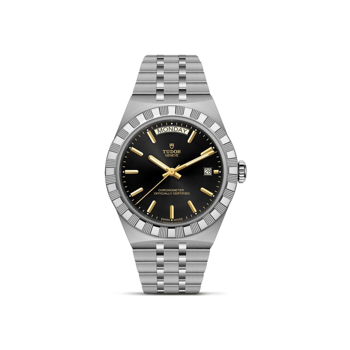 Montre TUDOR  Royal Boîtier En Acier, 40 Mm, Cadran Noir - Acier - Noir
