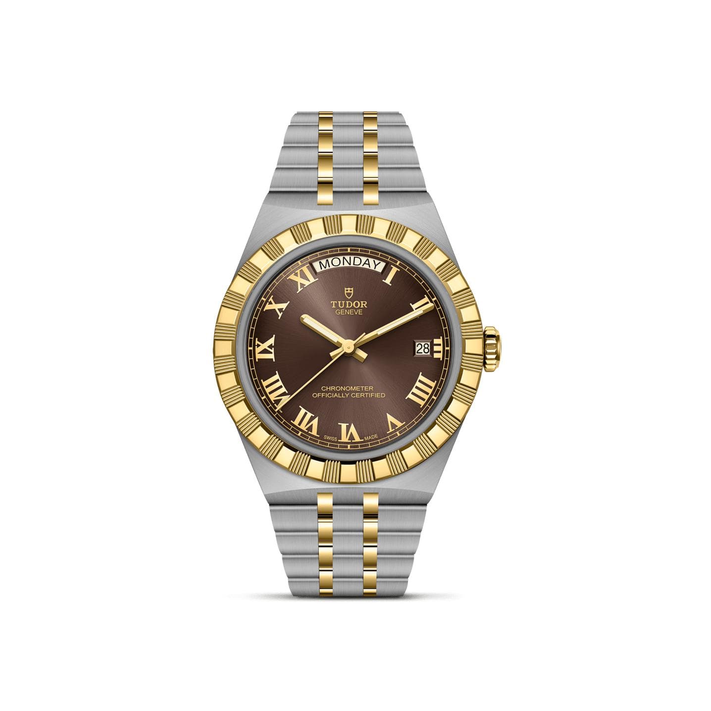 Montre TUDOR  Royal Boîtier En Acier Et Or Jaune, 40 Mm, Bracelet En Acier Et Or Jaune - Acier/Or Jaune 750/1000ème - Jaune
